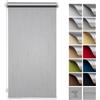 SANITEASY Zero Home - Tenda a Rullo Termica | Oscuramento Totale | Senza Foratura | Altamente Riflettente | Risparmia Energia in CA | - Oscurante 70x150 cm Grigio Lino
