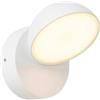 GASIASHOP SRL UNIVERSO 570-B3C LAMPADA APPLIQUE LED DA MURO TESTA RUOTABILE 12W SMD CCT 3IN1 CAMBIA COLORE IP54 DA ESTERNO