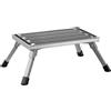 Wiltec Scalino camper pieghevole in alluminio fino a 220 kg, antiscivolo, Scaletta per roulotte