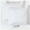 HOMESCAPES Confezione da 2 inserti per cuscino in piume d'anatra di lusso 30 x 30 cm (12 x 12), con perfetto rimbalzo e copertura anallergica e anti-piume, imbottitura generosa, certificata RDS