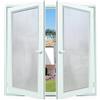 GQINGHUA Pellicola Specchio per Vetri Finestre 55 x 200 cm, Tagliabile su Misura,Sicurezza Antieffrazione,Antirottura Antigraffiti, Privacy Pellicola per Finestre, per Ufficio Bagno, Opaco puro