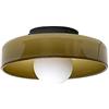 OXFUZZ Lampadari da soffitto Moderni per corridoio di metà secolo, Grande, Bianco, Arancione, Verde, in Vetro, per Cucina, Vicino alla Lampada da soffitto, Applique da Parete per Camera da Letto Vintage, Il