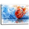Printerland Quadro Moderno SPORT BASKET Palla Street Art Quadri moderni soggiorno da Parete XXL grande Stampa su tela Canvas Decorazione Murale muro Arredo Camera da letto Cucina (3, 30x40 cm)