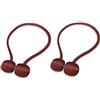 Tex family CALAMITA Ferma Tenda Smart © TIEBACK Fibbia per Tende 2 Pezzi - Bordeaux
