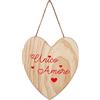 My Custom Style Targa targhetta in Legno #Amore-Unico#Cuore 20x18
