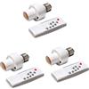 CAZSTYK Supporto per lampadina base E27 con telecomando, presa per lampada con timer remoto per set di interruttori per lampade da seminterrato