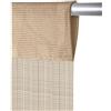 Arsvita - Tenda a fili con passante per bastone (140 x 250 cm, beige/crema)