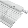Generico Tende Veneziane in Alluminio per Interno Finestre, Senza Foratura, Tende Orizzontali Oscuranti a Lamelle da 25mm, Privacy e Protezione, per Finestre e Porte di Casa o Ufficio(Bianco)