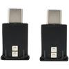 QOXEZY 2PCS USB illuminazione ambientale auto, USB-C LED interno luce neon atmosfera lampada ambientale, tastiera portatile luce casa ufficio decorazione lampada notte