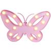 ootb Out of the blue Farfalla di plastica pink con 14 LED con luce calda