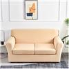 ELYSYSRL Copridivano 2/3/1 posti con Braccioli Stretch con Cuscino Separati Elastico Decorazione del Soggiorno (Color : #28, Size : 2 posti)