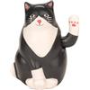 Kikkerland, Statuina di Gatto a Energia Solare: Divertente Decorazione Animale per Casa e Cucina, Scrivania Ufficio, Giardino, Auto - Ottima Statua Giocattolo da Novità, Scaffale da Esposizione da