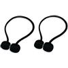 Tex family CALAMITA Ferma Tenda Smart © TIEBACK Fibbia per Tende 2 Pezzi - Nero
