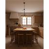 Generico Lampadario rustico in ceramica siciliana 1 luce Stella per cucina, ingresso, veranda, taverna, bagno