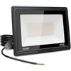 Jefedana Proiettore LED esterno IP66 impermeabile proiettore LED esterno proiettore LED 3000 K bianco caldo Floodlight per casa, garage, patio, terrazza, campo (100 W)