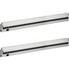 Oktaplex lighting Oktaplex set di 2 luci sottopensile LED alluminio 15W 230 V bianco neutro 4000K 90cm girevole sottopensile Rota 1200 lm striscia LED cucina con interruttore