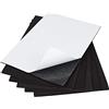 BENECREAT 10 Pezzi Fogli Adesivo Neri Foglio di Schiuma Eva A4 (30x21cm) Spessore 0,3cm Cuttable Pad Adesivo Antiscivolo per Mobili e Artigianato