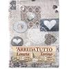 Tex family Telo ARREDO copritutto Gran Foulard COPRILETTO copridivano LONETA (Tirolese Shabby Beige, 2 Piazze)