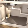 MLordoarf Tappetino sottolavello per Cucina Impermeabile, sotto Il Tappetino per lavello, Fodera per Tappetino sottolavello Riutilizzabile, Retro in Gomma, Antiscivolo,Tappetino per lavello Resistente