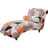ELYSYSRL Copri Chaise Longue Elasticizzato Senza Braccioli per Soggiorno Fodera per Chaise Longue Copertura per Chaise Longue (Color : #9)