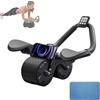 MAGIC SELECT Rullo Addominale. Ruota Addominali con Rimbalzo Automatico, Ab Roller con Supporto per i Gomiti, Include Supporto. Kit per Allenamento a Casa per Principianti.