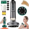 Cyqfei Massaggiatore Anticellulite, Velora Beauty Massaggiatore Anti Cellulite, Massaggio Anticellulite Elettrico Portatile Regolabile a 12 Livelli, per Pancia Schiena Vita Braccia Glutei (Grigio)
