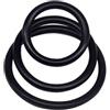 Generic 3Pcs Uomini Sexy Nero Anello Del Pene Alta Elastico Morbido Perizoma C-Strap Anello Cerchio Biancheria Intima Sex Toys