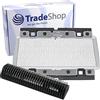 Trade-Shop 1 blocco lama, 1 lama compatibile con Braun 3770, 3773, 3774, 3775, 5447, 5449, 5628, 5629, 5632, 5634, 5635 rasoio combinato