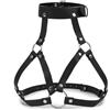 QiKKago Cinturino Sagomato in Pelle Nera, Must-have Alla Moda E Versatile, Regalo Giocattolo Originale Per Le Donne-Q