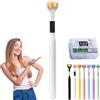 Gienslru Sensory Joy Spazzolino da denti a 3 lati, Spazzolino da denti a tre lati, setole morbide a forma di V, pulisce ogni dente per coprire completamente lo spazzolino (bianco (adulto))