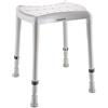 Invacare Sgabello Doccia - Invacare Aquatec DOT - Sgabello Bagno per Anziani - Sedia Doccia - Regolabile in Altezza - Piedini Antiscivolo in Gomma - Grigio