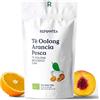 REPLANTEA Cuidamos tu Naturaleza TE OOLONG ALL'ARANCIA E PESCA Bio 100g (50 Tazze) | Tè Oolong Biologico Sfuso molto Aromatico come Bevanda Calda o Fredda REPLANTEA