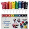 Lesepidado Srl Colorante alimentare in Gel, tubetto 10g, 8 colori Lesepidado. Molto concentrato. Insapore. Ideale per prodotti a base acqua, per colorare panna, crema al burro, glassa, pasta di zucchero, meringhe.