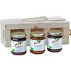 Chef Service Cesto Regalo con Prodotti Artigianali Biologici - Frutta spalmabile Albicocca, Lampone e Fragola Bio - Bundle regalo IL GOLOSO