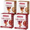 Generico Set 64 Capsule Ristora miste per macchine ad uso domestico compatibili con il sistema A Modo Mio* 32 cappuccino 32 ginseng