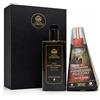Oleum Comitis - Olio Extra Vergine di Oliva 100% Italiano Estratto a Freddo - Linea Premium - Confezione Regalo con Bottiglia da 500 ml e Parmigiano Reggiano DOP Vacche Rosse 40 Mesi da 250 g