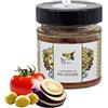 Sicilia Bedda - Caponata Siciliana di Melanzane - Prodotto in Sicilia SENZA CONSERVANTI - Vasetto Vetro da 200 Gr.