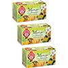 Pompadour® | Mix Frutta Mango e Olio Avocado | Infuso Mela, Olio Avocado, Ibisco Bianco - 3 x 20 Filtri (150 Gr) | Tisana