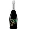 BRANDGIFT.IT Bottiglia Personalizzata Compleanno Santero 958 NERA Spumante Extra Dry Perlage Floreale Bottiglie Personalizzate Anni Compiuti Ottimo Regalo Per Brindisi Originali (VERDE, 70 ANNI)