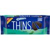 OREO Biscotti sandwich al cioccolato con crema alla menta, formato famiglia, 12 once