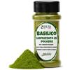 ISULA DI ANGELO CABIZZOSU Basilico Liofilizzato in Polvere - 20g (Equivale a 250g Fresco) - 100% Italiano - Lavorato entro 2 Ore - Aroma e Colore Intensi - Ideale per Pasta, Pizza, Mixology e Dolci - Senza Conservanti -Isula