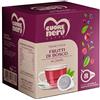 CUORE NERO CAFFE Cuore Nero Caffè - Tisane e Infusi in Cialde ESE 44MM da 2Gr. Confezioni da 8 Cialde (Frutti di Bosco)