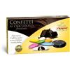 Generico Crispo Confetti NERI al Cioccolato Fondente Ricoperti da un Croccante Guscio di Zucchero 1kg