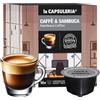 La Capsuleria CAFFE' & SAMBUCA (48 Capsule) compatibili con Nescafé Dolce Gusto, 3 Box da 16 Capsule, aroma inconfondibile e dolce nota liquorosa, senza glutine (La Capsuleria)