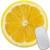 Wasach Tappetino per Mouse con Fetta di Limone - Tropicale, Frutta, Vegano, Alimentare - Regalo Divertente