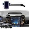 Generic Supporto per telefono da auto adatto per Ford Ranger 2023 2024, staffa di navigazione per schermo per bocchetta dell'aria, supporto per cellulare, supporto per auto, accessori interni (nero)