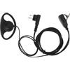 SG Store Auricolare A Forma Di D Con Microfono E PTT M Plug Compatibile Con Motorola Radio Bidirezionale CP040 DP1400 R2
