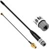 Pixelure 10dBi Gain/868MHz Antenna LoRa per ESP32/LoRa32 V3/LoRa32u4 II, SMA Maschio 195 mm + Cavo da (U.FL IPX) a SMA Femmina per Meshtastic LoRa Long Range Soft Whip-Antenne (1 Pezzi-Nero)