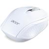 acer Mouse wireless Chrome AMR 800 RF2.4G (1600 DPI, certificato WWCB, gestione intelligente, design sottile, rotella di scorrimento fine), bianco