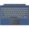 MoKo Tastiera Bluetooth QWERTY Compatibile con Surface pro 7 plus/7/6/5/4/3, Tastiera Inglese Wireless, con Trackpad e LED Retroilluminata, Batteria Integrato, Indaco